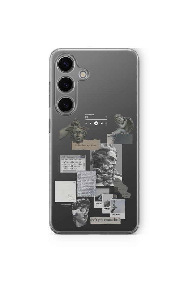 Samsung Galaxy S23 Fe Compatible Dont You Remember Design Printed Transparent Case