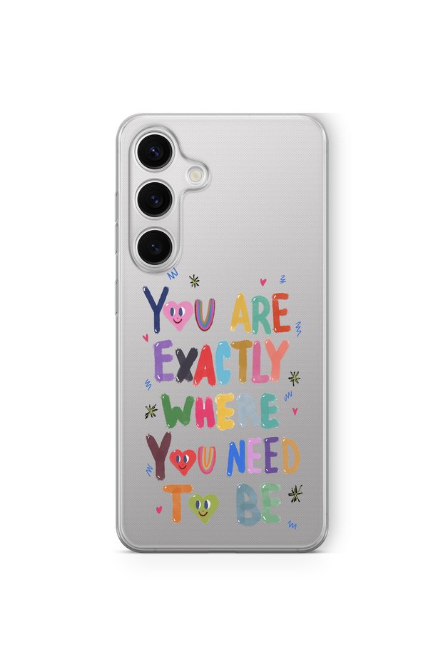 Samsung Galaxy A05S Compatible Where You Design Printed Transparent Case