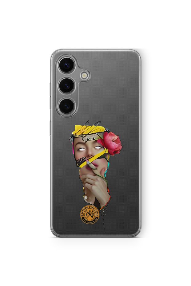 Samsung Galaxy M34 5g Compatible Art Portrait Design Printed Transparent Case