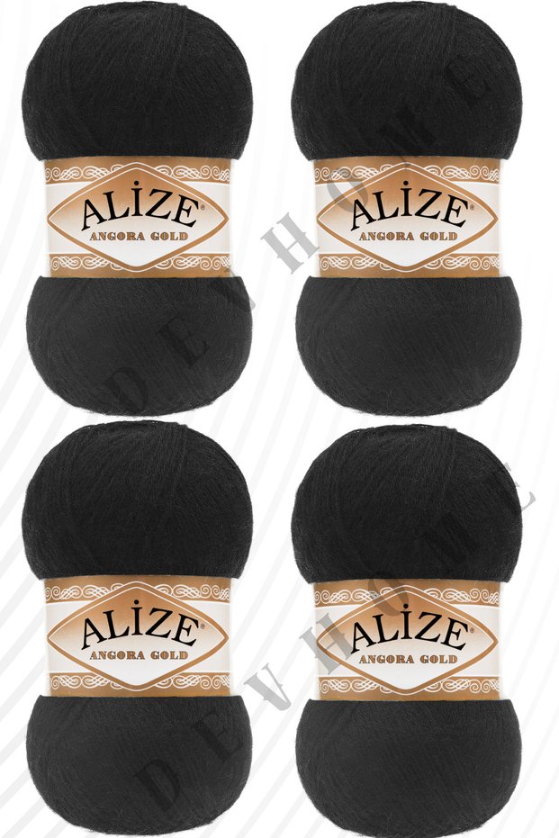 Alize Angora Gold Hand Knitting Thread Yarn Wool Vest Yarn 4 Pieces Acrylic Wool Yarn