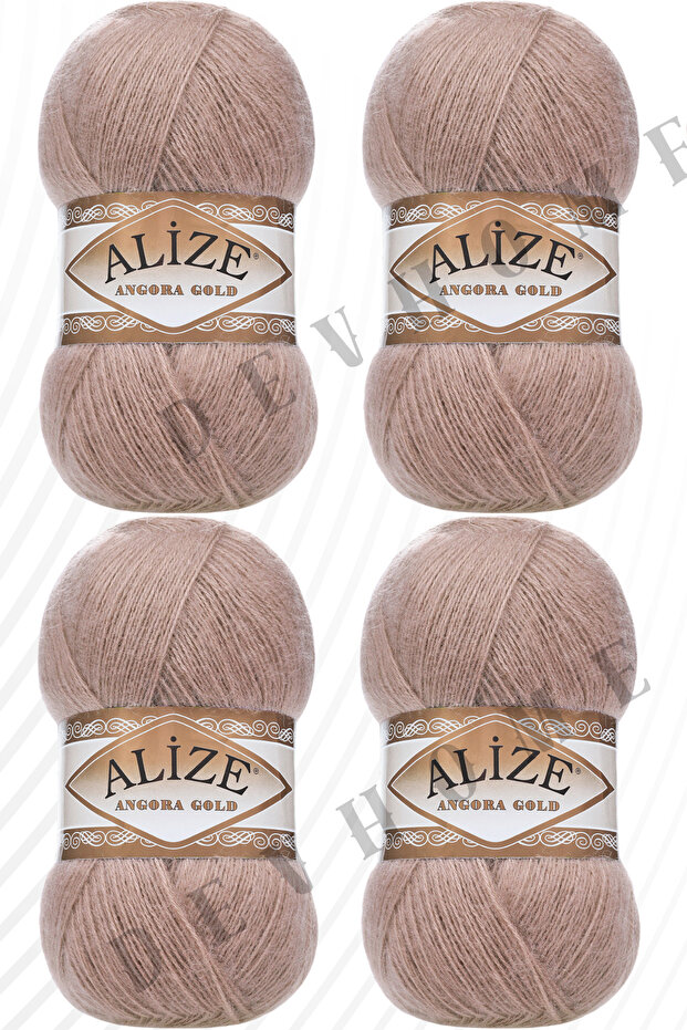 Alize Angora Gold Hand Knitting Thread Yarn Wool Vest Yarn 4 Pieces Acrylic Wool Yarn