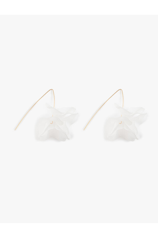 Floral Volume Earrings Large Size
