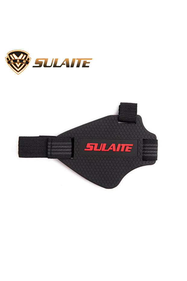 غطاء حذاء ناقل الحركة للدراجات النارية GT106 Black SULAITE متين وخفيف الوزن وواقي حذاء قابل للتعديل
