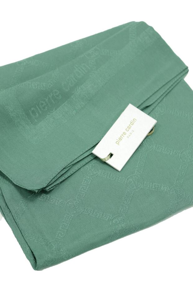 Lyocell Monogram Scarf - 1080900 -951 - Pine Green