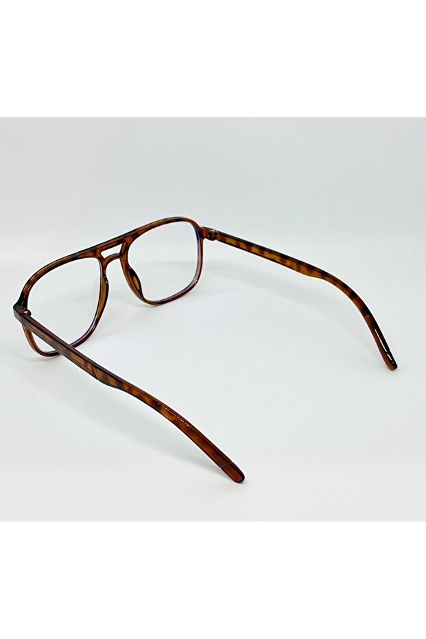 Yorg Model Leopard Pattern Flexible Blue Light Protection Computer Goggles Glass Replaceable - 4