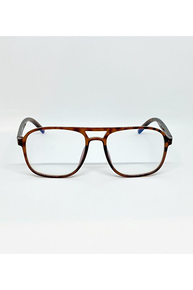 Yorg Model Leopard Pattern Flexible Blue Light Protection Computer Goggles Glass Replaceable - 2