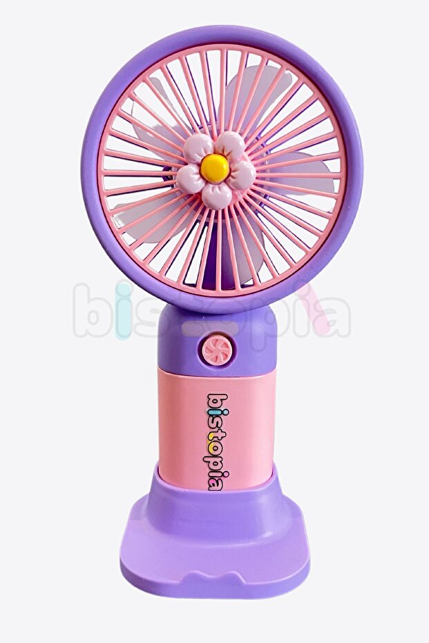 Taşınabilir Mini Fan Soğutucu Masa Üstü Vantilatör Usb Şarjlı Pratik - 6
