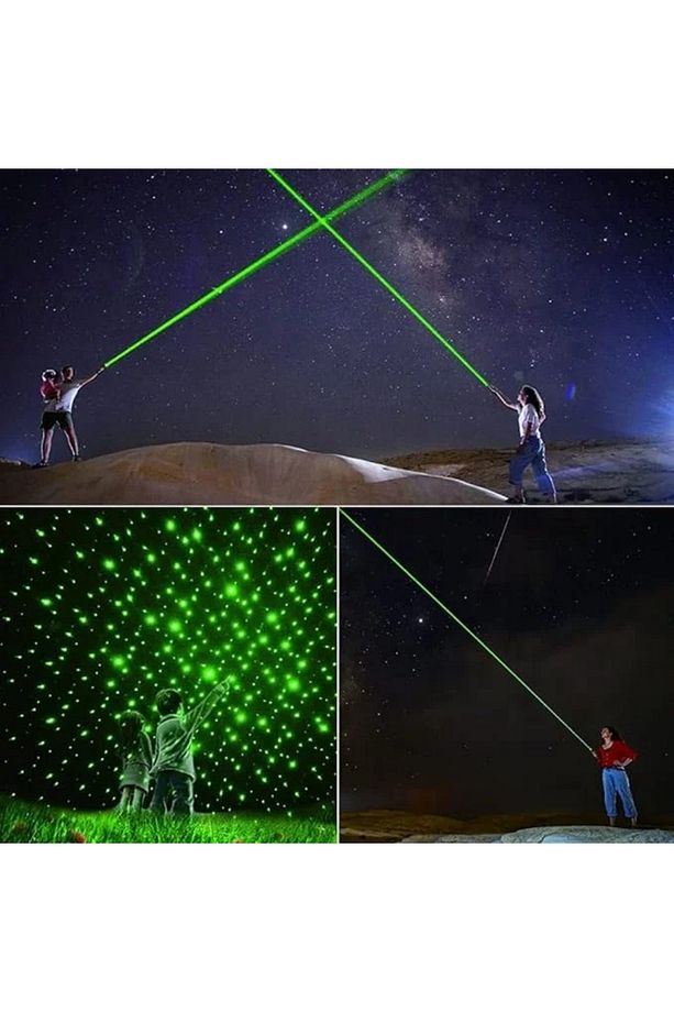 Jv-3033 Yüksek Güçlü Şarjlı Lazer Pointer-yeşil Lazer&taşınabilir Uzak Mesafe Etkili & Metal Gövde - 3
