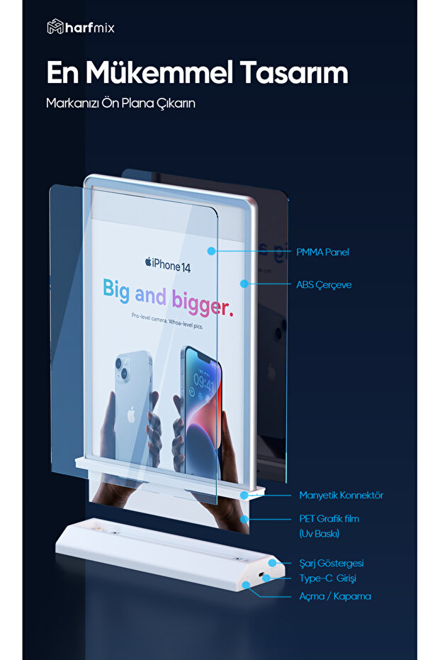 A4 Lightbox Işıklı Tabela - 6