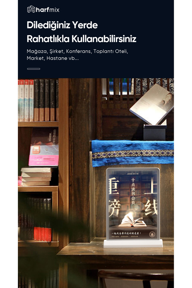 A4 Lightbox Işıklı Tabela - 9