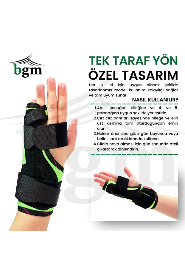 Child Boxer Fracture Splint – 4Th and 5Th Finger Fixing Splint Child Wrist Splint - 5