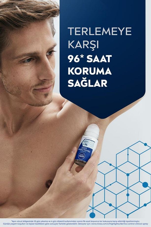 MEN Erkek Duş Jeli Deep Dimension 500ml Ve Rollon Deodorant Derma Control Clinical50ml,sünger Hediye - 5