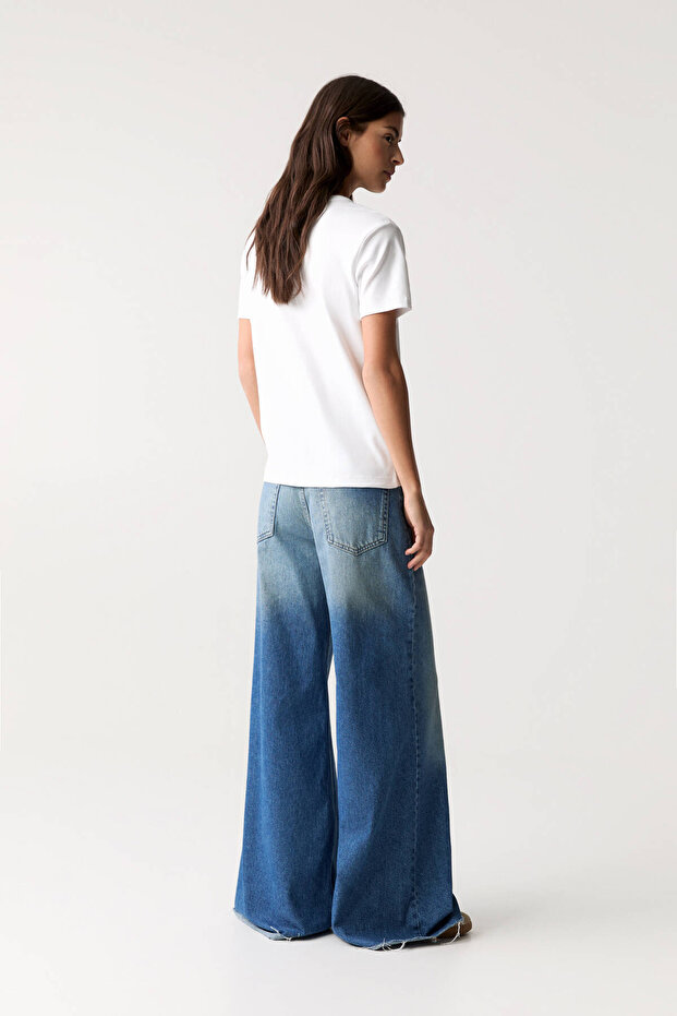 Kısa kollu basic t-shirt - 4