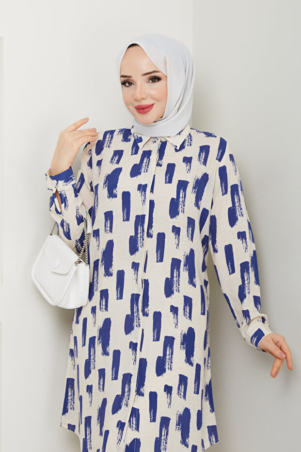 قماش منقوشة سترة فيسكوز - 7