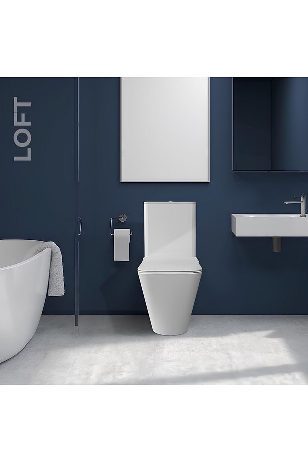 Loft Kanallı Duvara Sıfır Klozet 5822 (LOF.K022), Loft Yavaş Kapak 7420 - 4