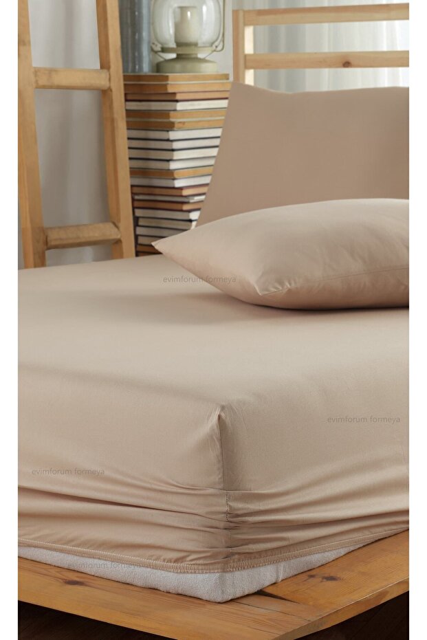 Fitted Sheet Set 100% Cotton (with Pillow Case) Ranforce Fabric 5 Different Sizes - 2