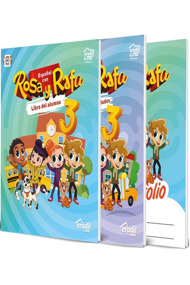 Rosa Y Rafa 3 - Libro Del Alumno + Mi Portafolio + Cuaderno De Actividades (3 Kitap)
