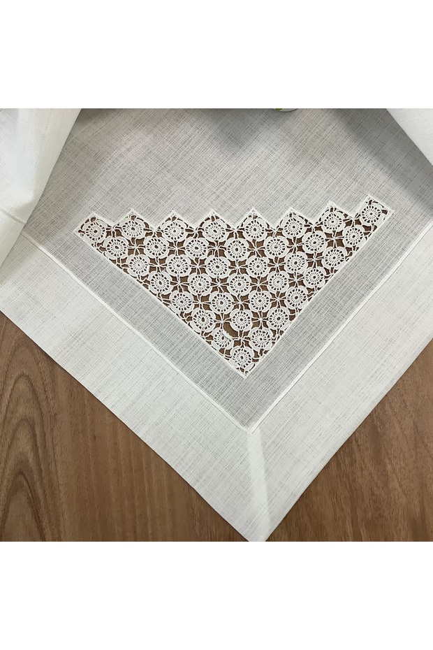 El Örme Dantelli Bohça -100*100 cm - 1