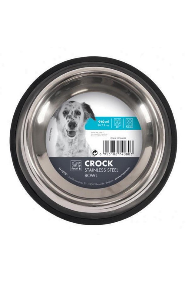 Crock Steel Food and Water Container L 910ml