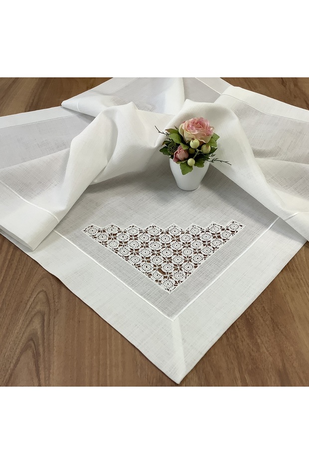 El Örme Dantelli Bohça -100*100 cm - 4