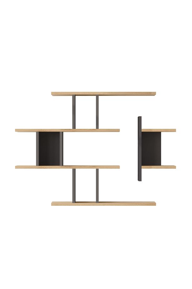 Shelf 25 Duvar Rafı Sepet-Antrasit WL25-SA - 3