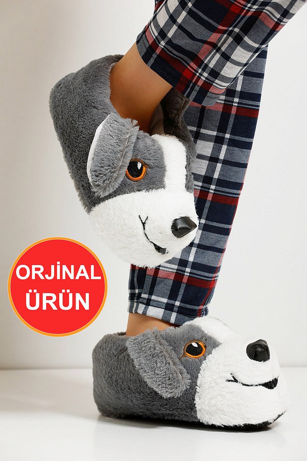 Yumuşak Taban Sevimli Köpek Panduf - 1