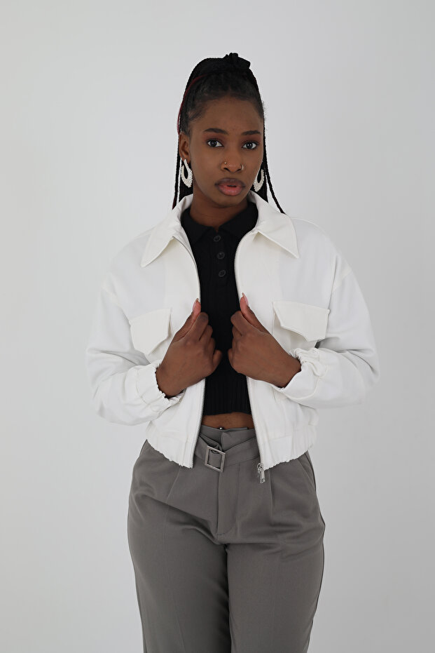 سترة بومبر مبطنة فاخرة - 2