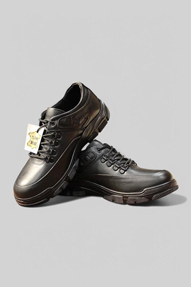 TERMO TABAN BAĞCIKLI DERİ AYAKKABI ERKEK - 3