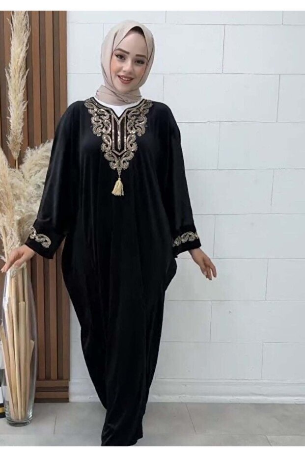 فستان مطرز بالترتر القياسي - 1