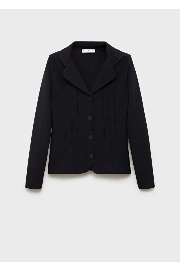 Klapalı triko ceket - 3