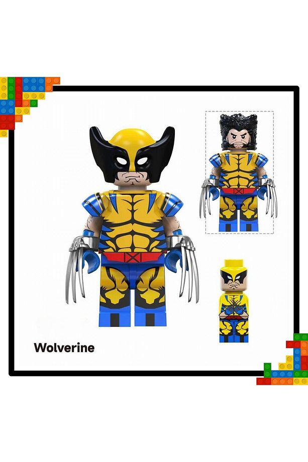 Marvel X-Men Wolverine Minifigür Seti – Adamantium Pençeleriyle Efsane | Ücretsiz  Kutusu - 3