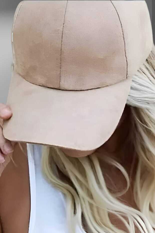 Unisex Suede Adjustable Baseball Cap Hat - 3