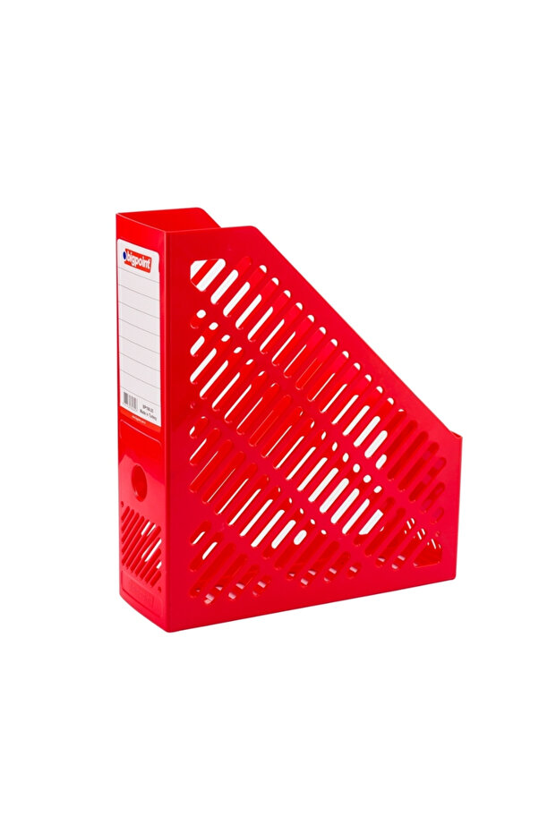 Durable Plastic Folder Compatible with A4 and A5, Red and Vertical / Horizontal Use - 1