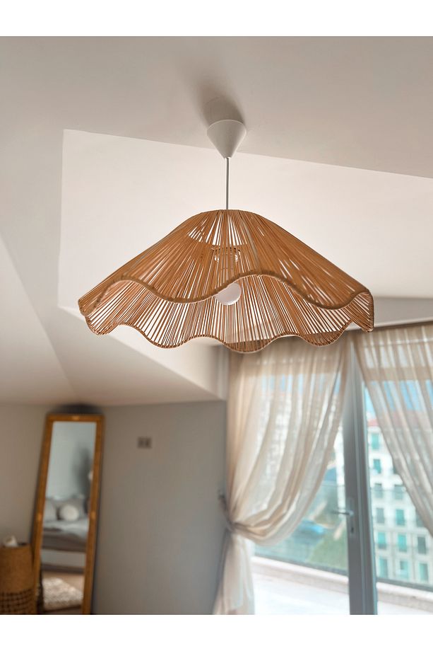 Rattan/Bambu Sarkıt Bohem Avize - 3