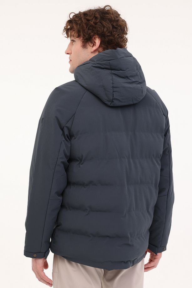 ML ACELIN COAT 4PR Petrol Erkek Kısa Kaban - 2