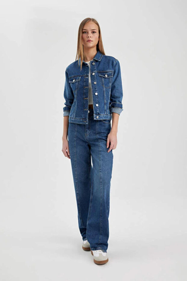 Kadın Jean Ceket - 1