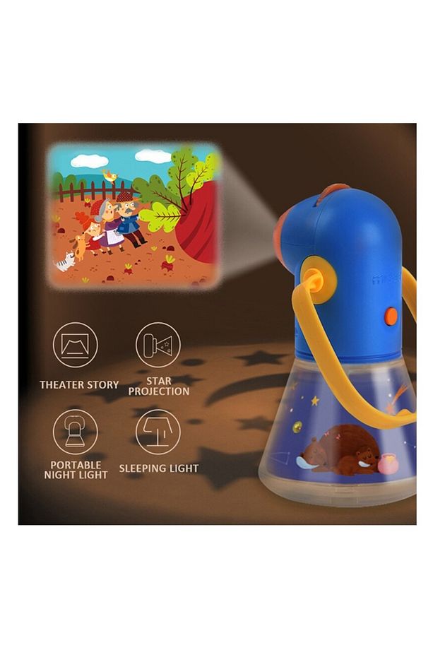 Masal Projeksiyonu-kıds Storybook Torch - 3