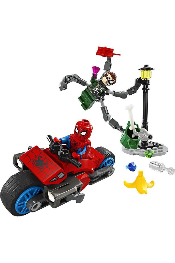 ® | Marvel Motosiklet Takibi Örümcek Adam Doktor Oktopus’a Karşı 76275-6 Yaş+ Yapım Seti(77 Parça) - 2