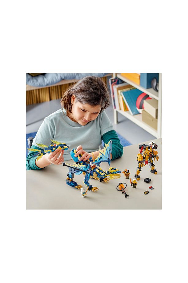 Sbl Element Ejderhası İmparatoriçe Robotuna Karşı 71796 Oyuncak Yapım Seti (1038 Parça) SBLSh - 6
