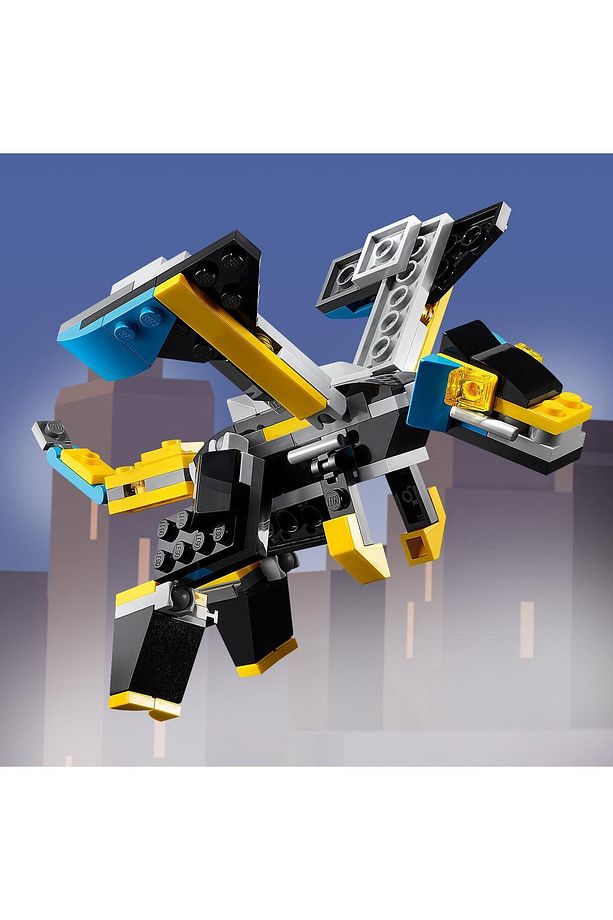 ® Creator 3’ü 1 Arada Süper Robot 31124 - 7 Yaş ve Üzeri için Oyuncak Yapım Seti (159 Parça) - 9
