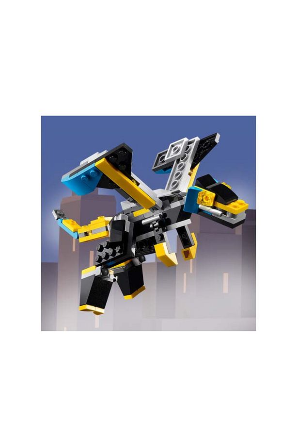 ® Creator 3’ü 1 Arada Süper Robot 31124 - 7 Yaş ve Üzeri için Oyuncak Yapım Seti (159 Parça) - 6
