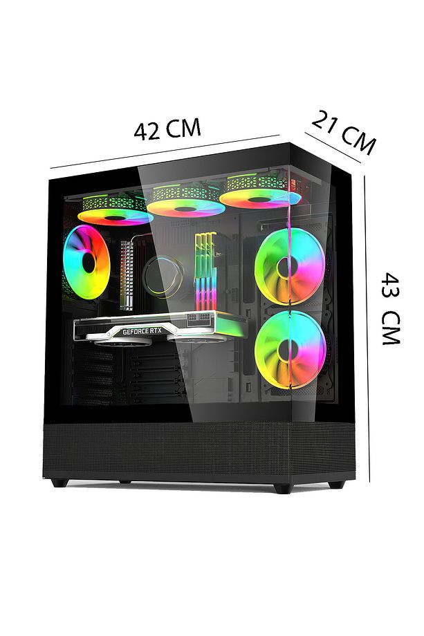 NextGen R5-B-X i5 13400F 32GB DDR5 1TB M.2 NVMe RTX 4060Ti 8GB 27" 200HZ 240mm Masaüstü Bilgisayarı - 5