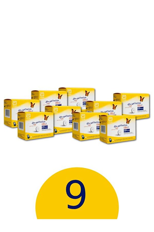 Abbott Freestyle Libre 2 Glucose Sensor (9 Pack) - 1