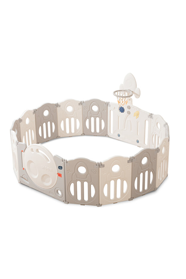 Playpen w/ basketball hoop - Space Grey