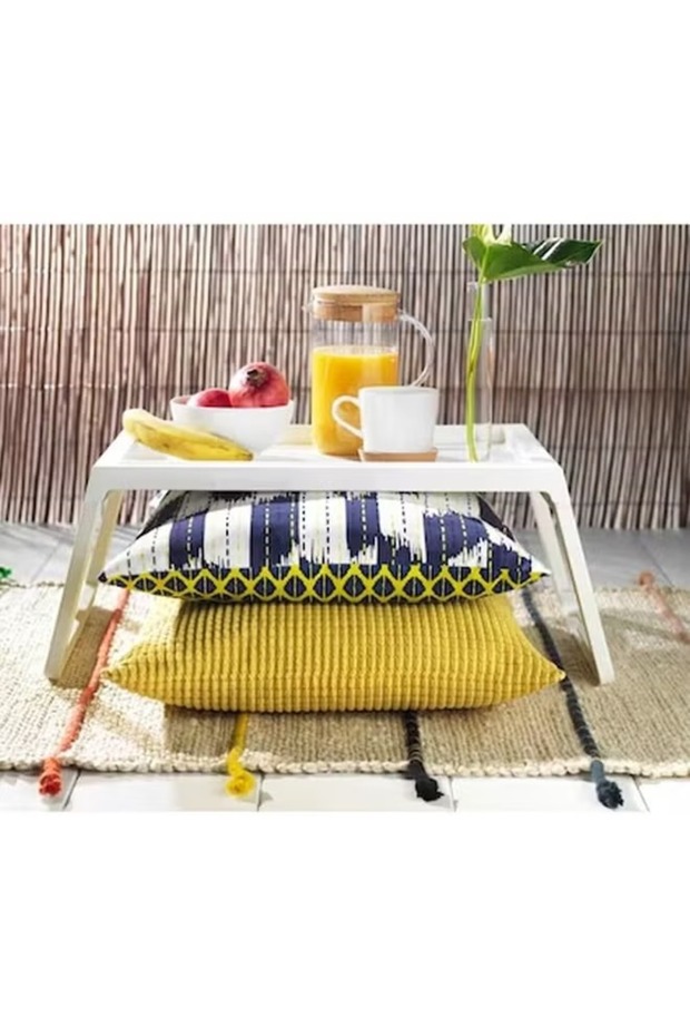 Folding Bed Table White - 2