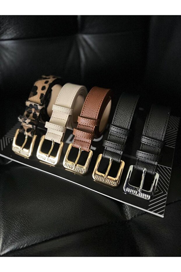 Popüler model deri kemer - 5