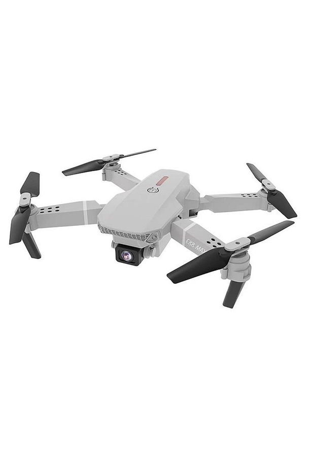 E88 4k Hd Çift Kameralı App Kontrol Wifi Katlanabilir Drone Gri - 1