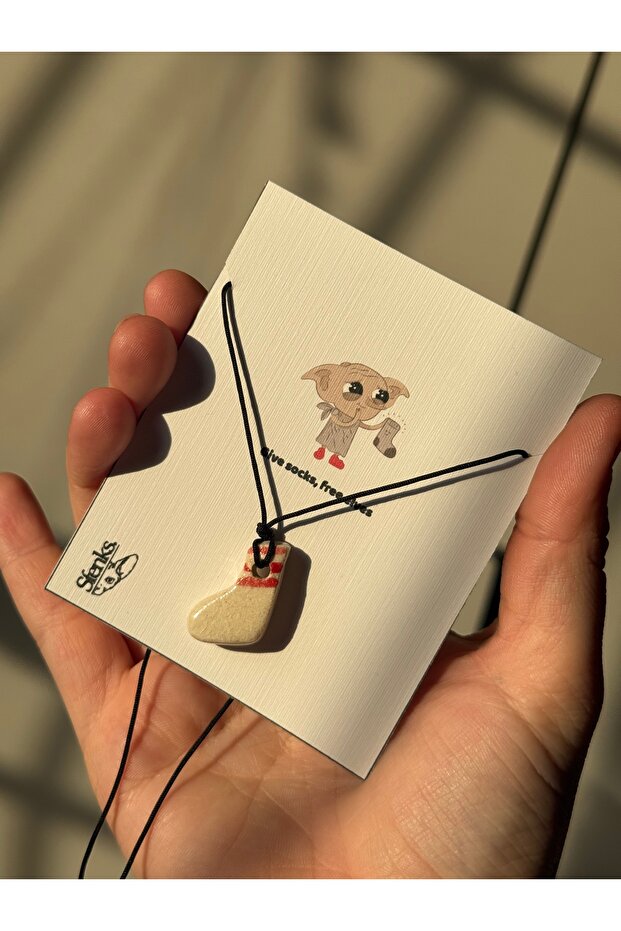 ‘ Dobby ‘ çorap kolye - 1