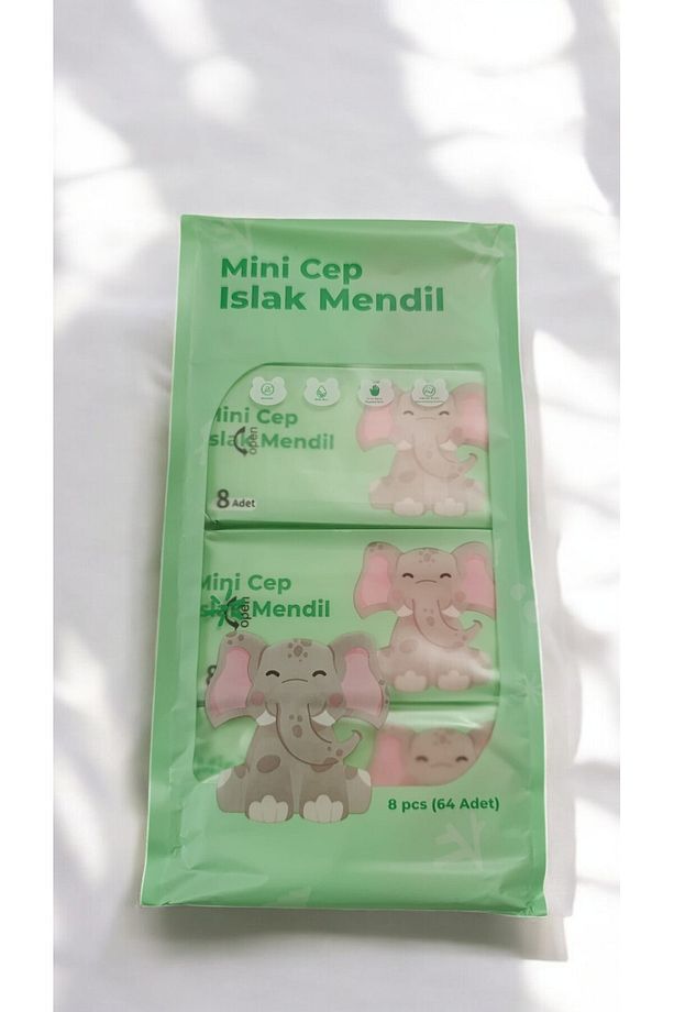 Mini Islak Cep Mendili 8'li (64 adet) - 1