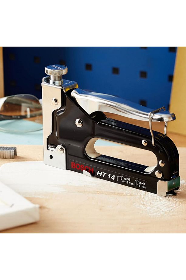Ht14 Ayarlı El Zımbası Koltuk Kumaş Döşeme Tabancası + Bosch Zımba Teli - 4